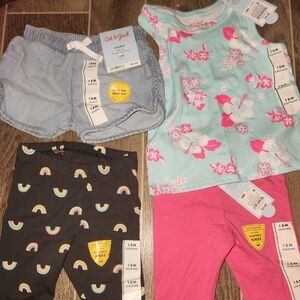 Cat & Jack Floral Top and Bottoms Set